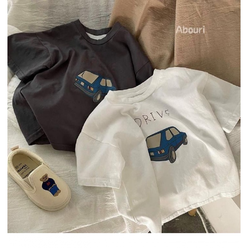 MNGRL Áo Thun Cotton Tay Ngắn Thời Trang Mùa Hè Thoải Mái Dành Cho Trẻ Em