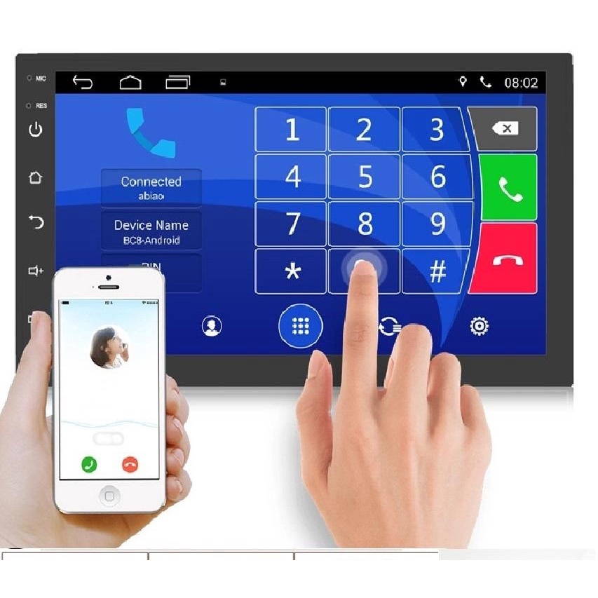 Màn hình lắp sim 4G, kích thước 7 inch, thu phát wifi vào mạng trực tiếp, đa tiện ích giải trí,xem camera