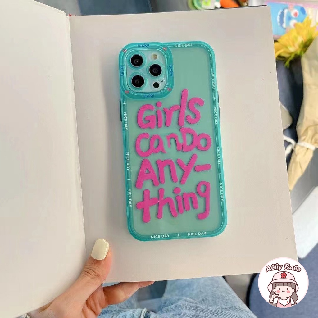 Ốp Điện Thoại TPU Mềm Chống Sốc In Chữ Đơn Giản Cho IP 13 12 11 Pro Max X XS XR 8 7 Plus