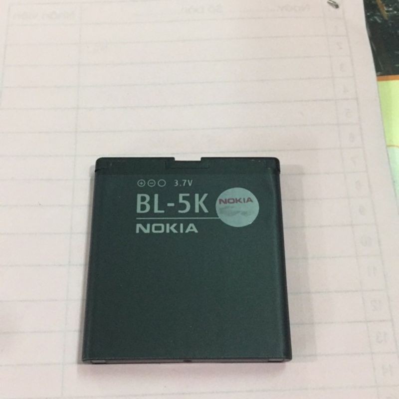 Pin Nokia BL-5K / N85 / N86 / X7-00 / C7 / C7-00 bảo hành 6 tháng.