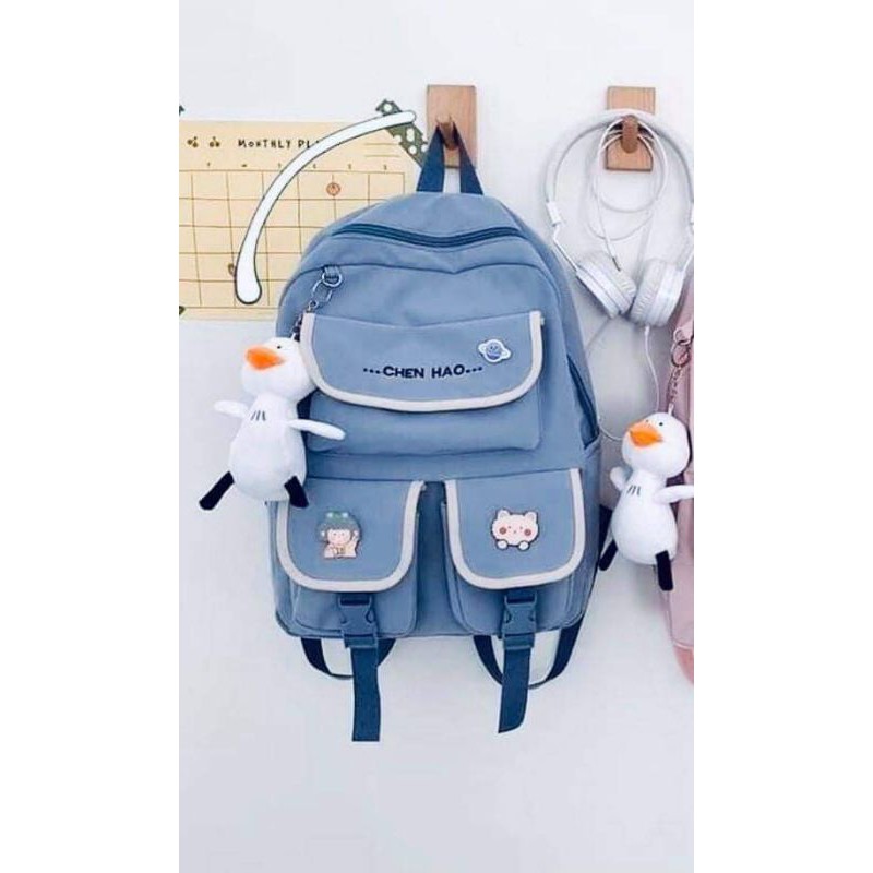 BALO CHEN HAO STICKER DỄ THƯƠNG VẢI BỐ