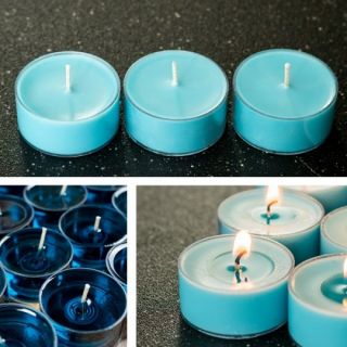 Combo tự làm 4-8 Nến sáp Paraffin Malaysia/ sáp Đậu nành đế nhựa Tealight trong suốt - 9293store