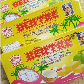 Kẹo béo nước cốt dừa nguyên chất Bến Tre 400g - Đặc sản Bến Tre
