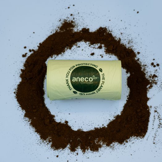 Hộp túi rác cuộn ANECO 49.2 lít - Phân hủy sinh học hoàn toàn - Bảo vệ môi trường