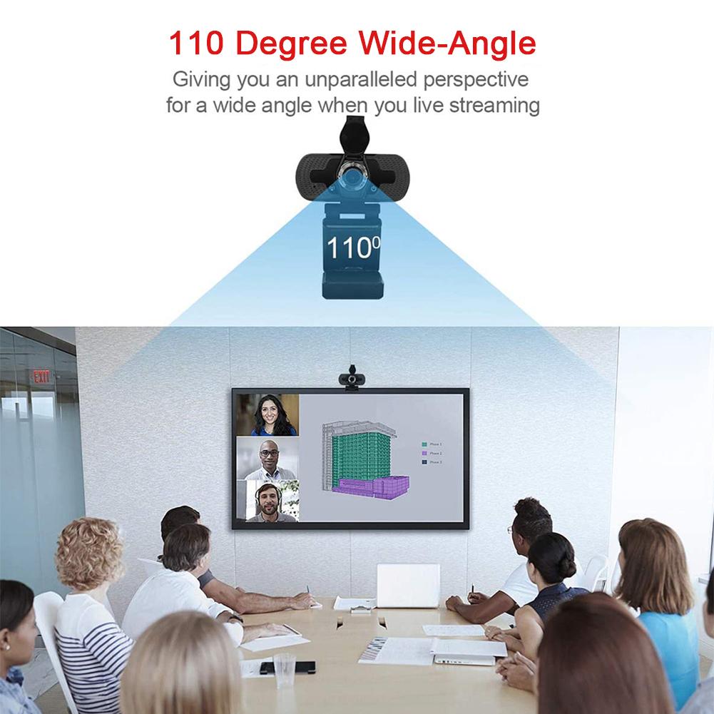 TZ Webcam HD 1080P với camera micrô giảm tiếng ồn cho công việc hội nghị truyền hình trực tiếp cuộc gọi video | BigBuy360 - bigbuy360.vn