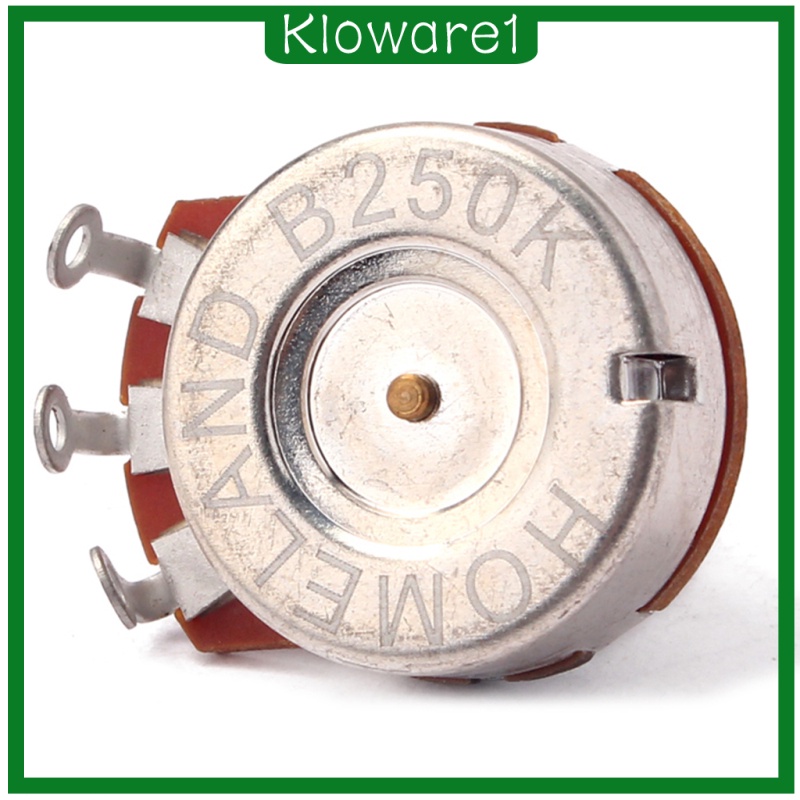 [KLOWARE1]5pcs/Lot Guitar Accessory Pot b250k Split Shaft Potentiometer Audio Key Tone