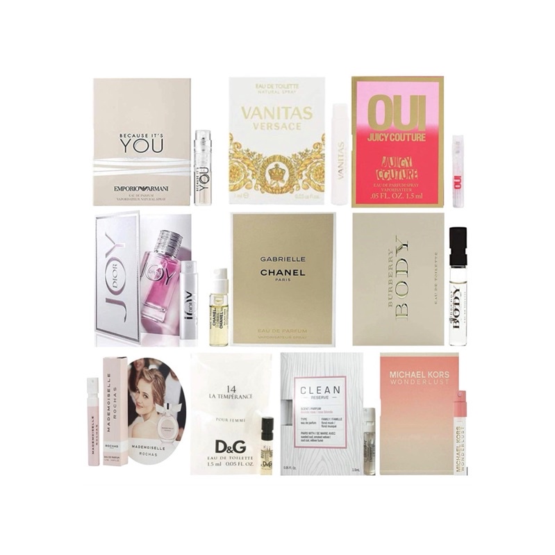 Vial nước hoa các hãng đủ bill Sephora US