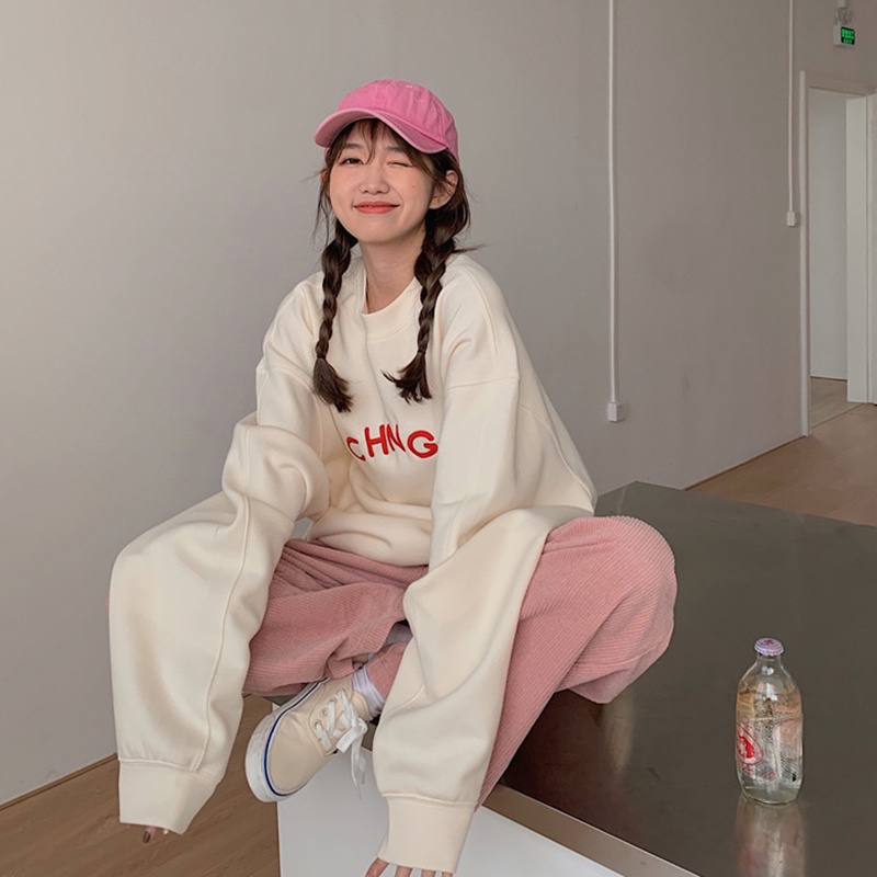 Áo dáng dài vừa IELGY họa tiết dễ phối đồ thời trang Hàn Quốc phong cách Harajuku