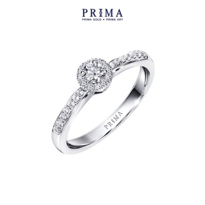 Nhẫn  Trắng 18K PRIMA GOLD - Bộ Siêu Tập Stack Rings - 105R2706