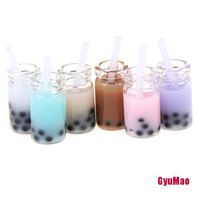 Bộ 3 Ly Trà Sữa mini Tỉ Lệ 1:12 Trang Trí Nhà Búp Bê Xinh Xắn