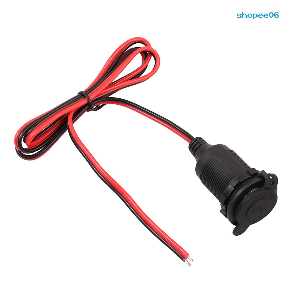 Tẩu Sạc 12V Kiêm Bật Lửa Thuốc Lá Có Dây Cáp Nối Tiện Dụng