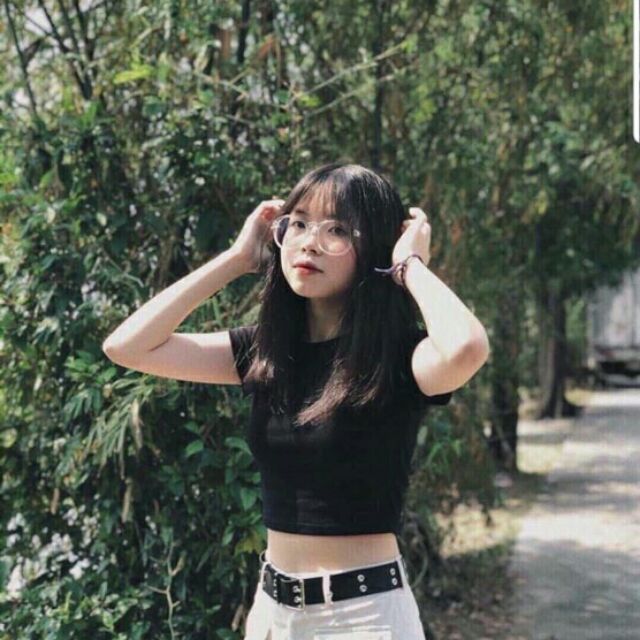 Áo thun croptop. Có bigsize.