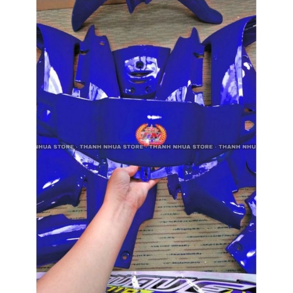 Dàn áo Wave nhỏ/Zx/Alpha/Thái110 Xanh Dương kèm tem