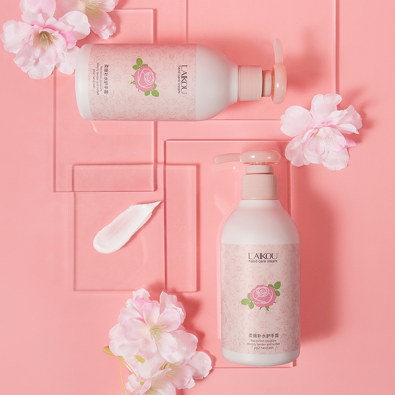 Kem Dưỡng Da Tay LAIKOU Tinh Chất chống Lão Hóa Dưỡng Ẩm Chống Nhăn 220ml