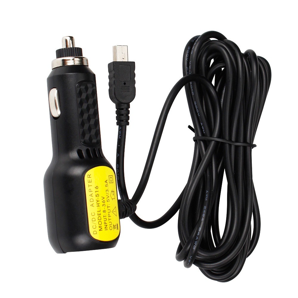 Tẩu Sạc Trên Ô Tô 5V 2A Hai Cổng USB Micro / Mini Cáp USB