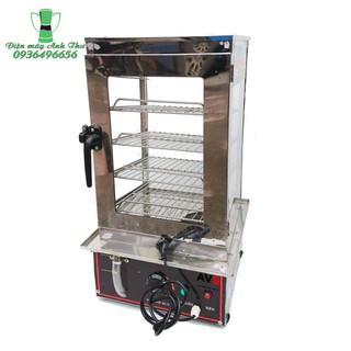 Tủ hấp bánh bao 5 tầng inox giá rẻ
