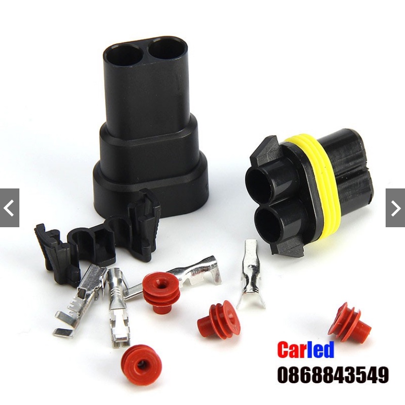 Bộ jack nối dùng đèn pha xe ô tô các loại xe  Chân 9005 và chân H11