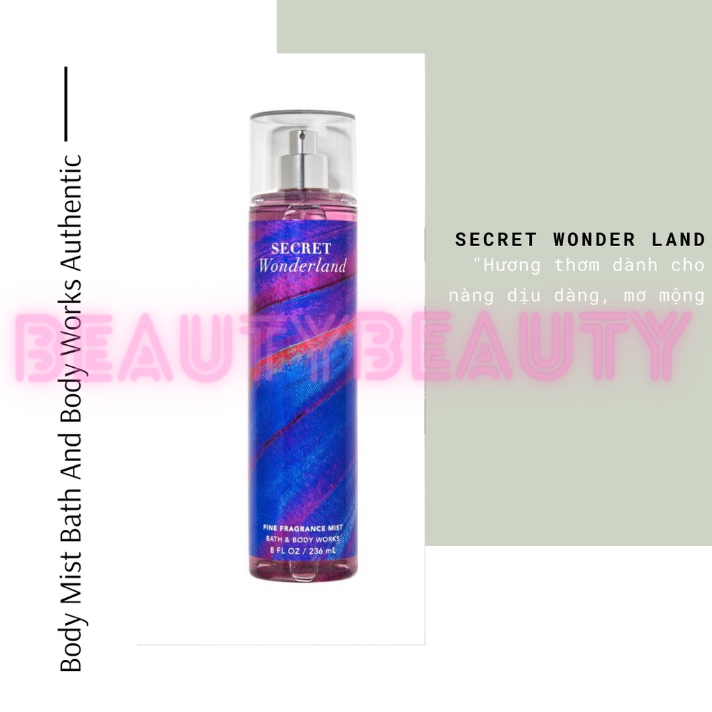 🎀Xịt Thơm Bath & Body Works -Secret Wonder Land