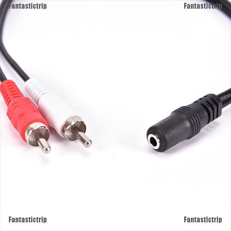 Dây Cáp Chuyển Đổi Âm Thanh 2 rca Sang 3.5mm