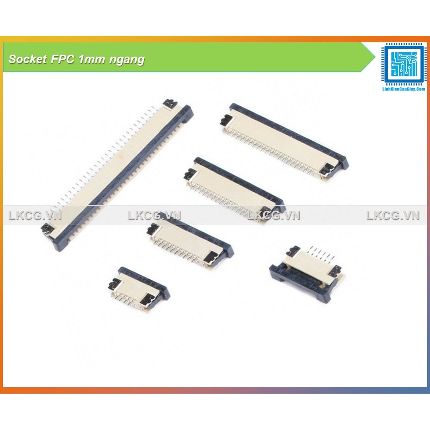 Socket FPC 1mm ngang