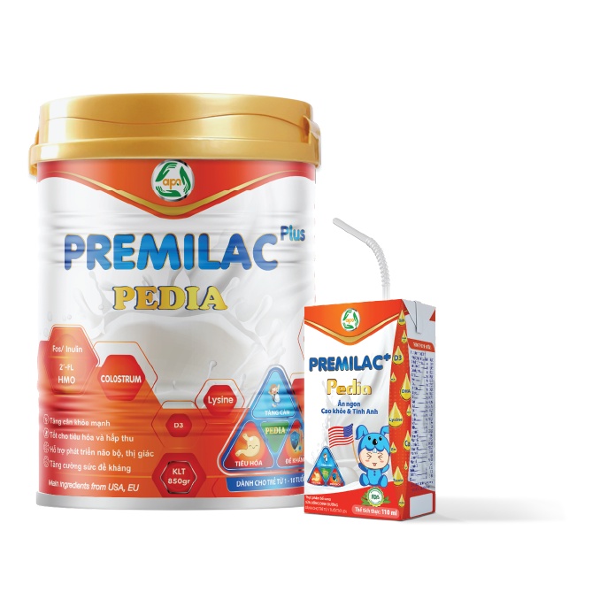 Sữa bột Premilac Plus Pedia - tăng cân sau 2 tháng