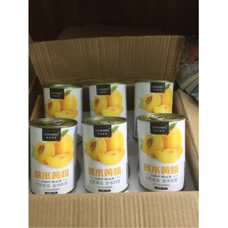 Đào ngâm Hồng Kiều (HongQiao) 425gr/lon