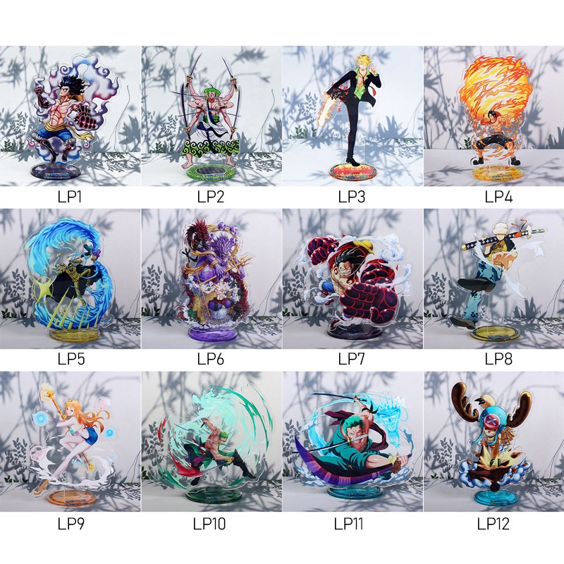 Ví Canvas Đựng Tiền Xu/Chìa Khóa In Hình Nhân Vật Hoạt Hình One Piece