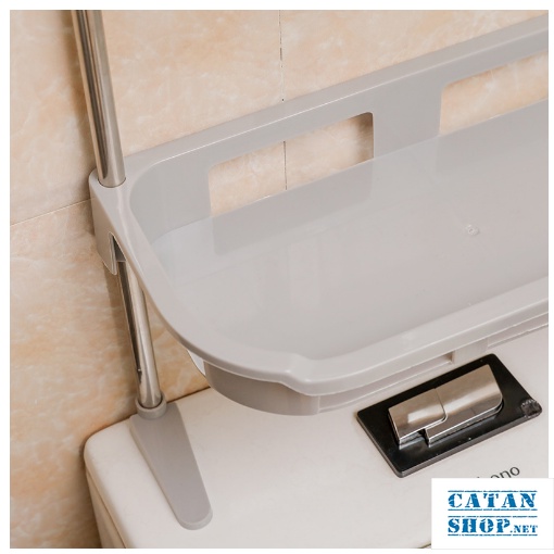 Kệ toilet tiện lợi, giá để đồ trong nhà vệ sinh, kệ nhà tắm 2 tầng, 3 tầng đa năng tiết kiệm không gian