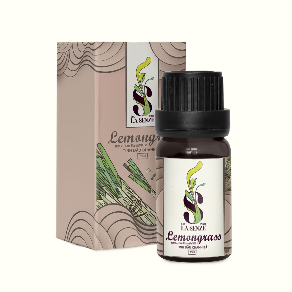 Tinh dầu Sả Chanh (Lemongrass) - Tinh Dầu Đuổi Muỗi - 100% Natural (Hàng Thật Không Pha)