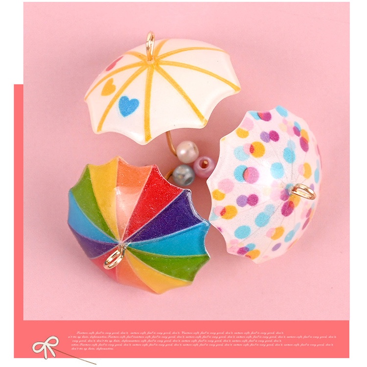 Dù mini cho nhà búp bê ​Phụ kiện trang trí hình cây dù mini DIY