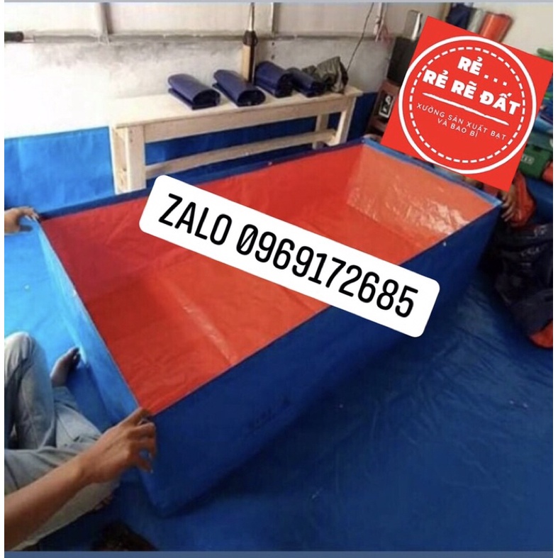 Bể bạt nuôi cá ốc lươn ếch