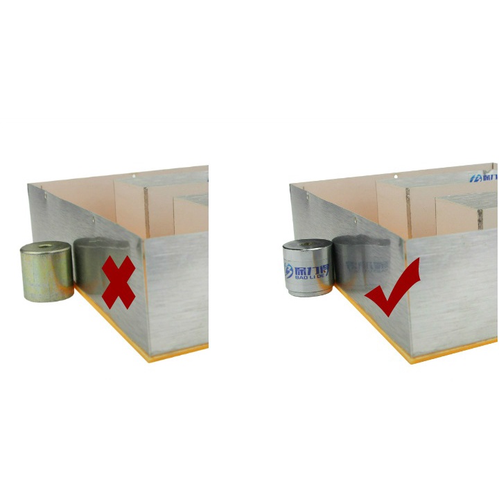 Nam châm từ ke chữ nhôm inox
