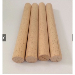 Combo 6 Thanh gỗ tròn dài 10cm [ Bổ sung]