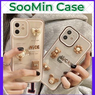 Ốp lưng iphone cạnh vuông  chống sốc viền in hình nổi cute 6plus/7/7plus/8/8plus/x/xr/xs/11/12/13/pro/promax