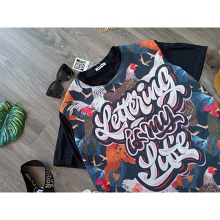 áo thun thái bigsize unisex[hình gà] KY118