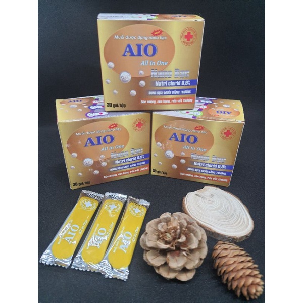 Muối súc miệng, rửa mũi nano Bạc