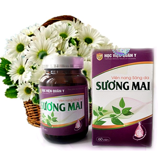 [ Hàng Chính Hãng] Combo Hộp Viên Uống Trắng Da Sương Mai Học Viện Quân Y (60 viên/ hộp) | BigBuy360 - bigbuy360.vn