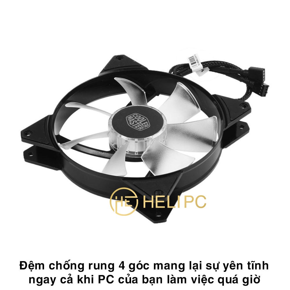 Quạt tản nhiệt case máy tính Cooler Master MasterFan MF140R ARGB - Quạt Fan Case 14cm