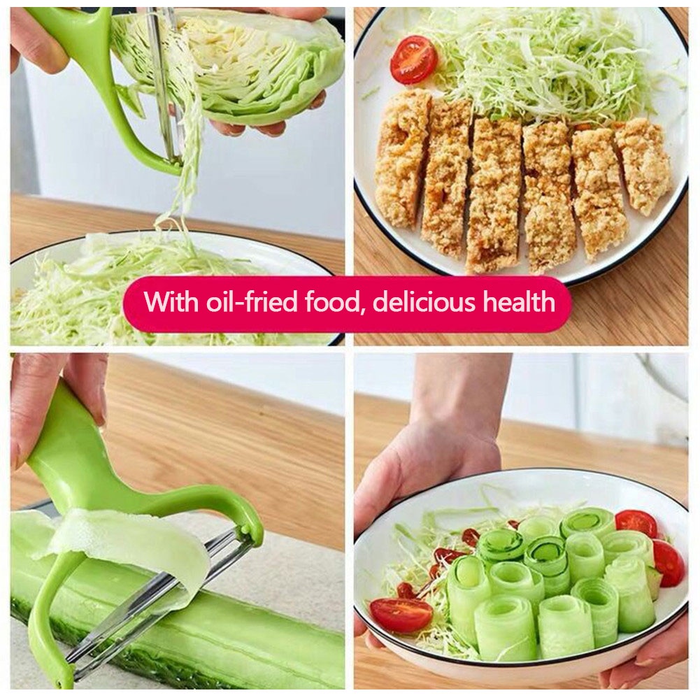 Màu xanh lá cây bắp cải Shredder Rau Peeler Chopper bắp cải Shredder Peeler