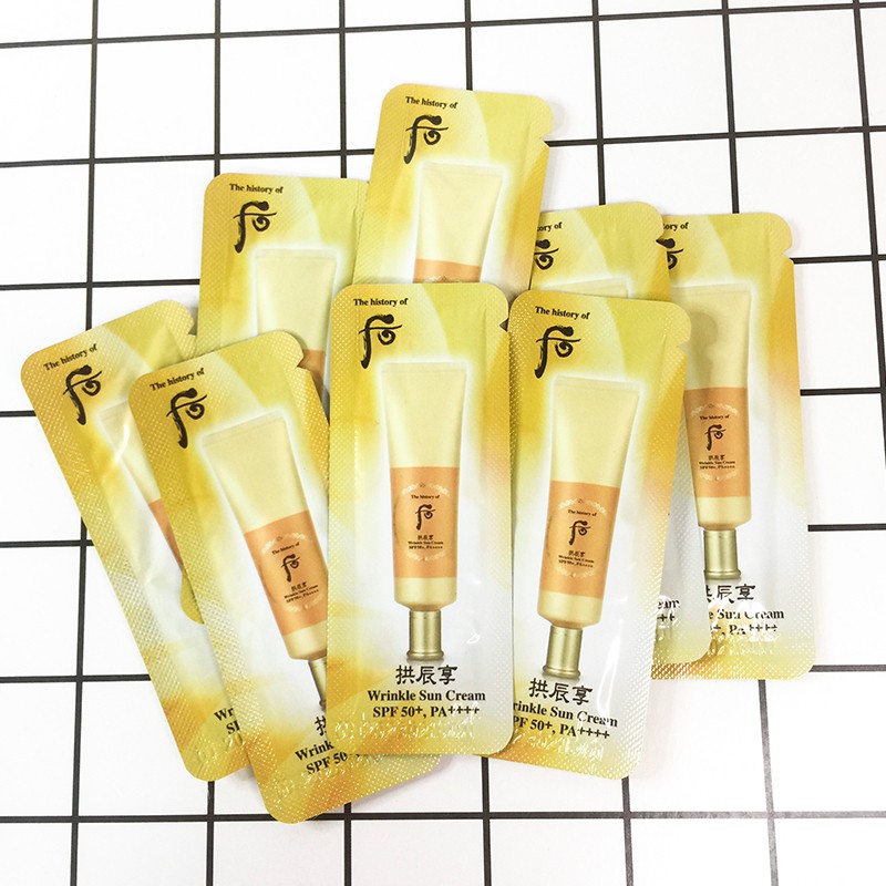Kem chống nắng dạng gói nhỏ tiện lợi 1ml SPF 50+ WH14 | BigBuy360 - bigbuy360.vn
