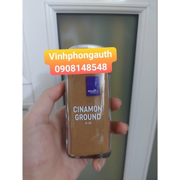 Cinnamon Ground - Bột quế Atlas Garden 55g