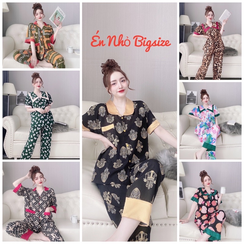 Đồ Bộ  Bigsize Lụa Dài  50-110kg Pizama