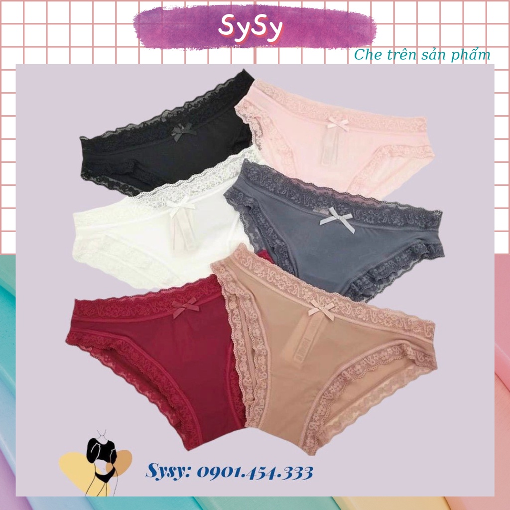 Quần Lót Ren Nữ Cao Cấp Victoria's Secret Size Âu, Quần Ren Sexy Thoáng Mát (MS 208)