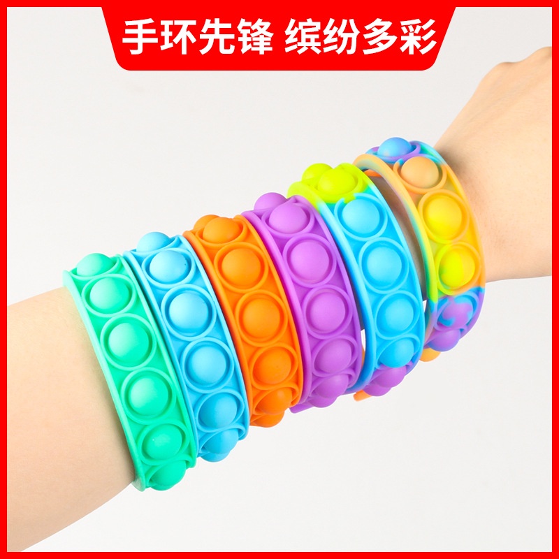 Vòng Tay Đồ Chơi Giảm Căng Thẳng Bằng Silicone
