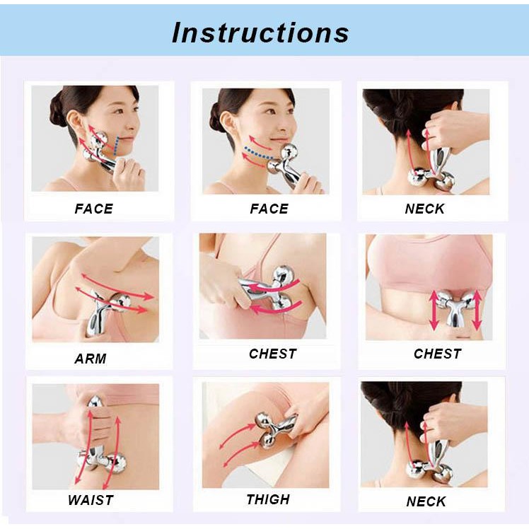 [FREE SHIP] CÂY LĂN MASSAGE CẦM TAY 3D