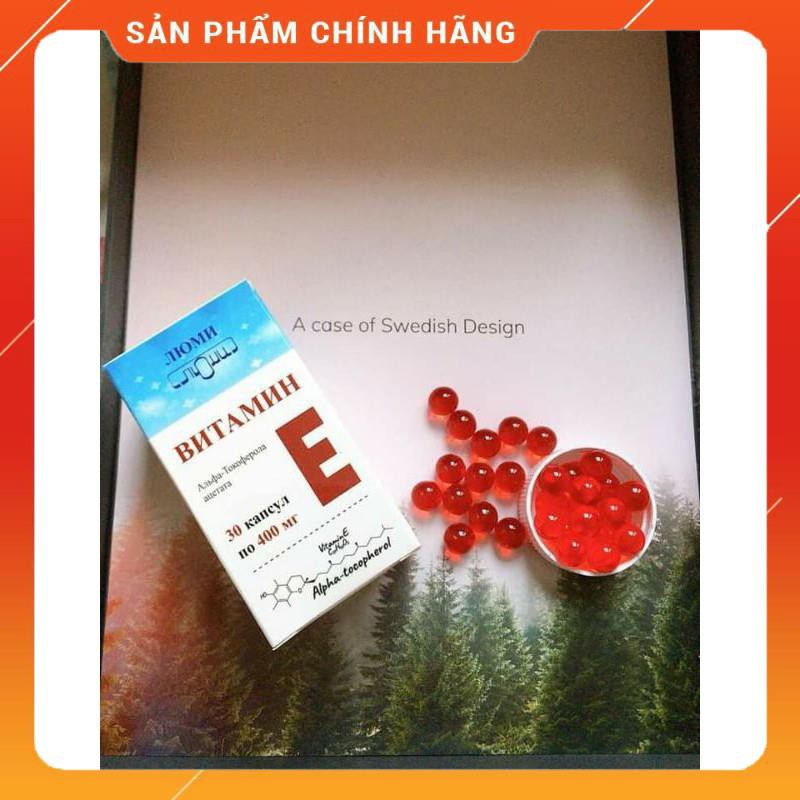 [FEE SHIP][HÀNG CAO CẤP] Vitamin E đỏ Nga 400mr ( lọ30viên) - hàng Nga đi Air | BigBuy360 - bigbuy360.vn