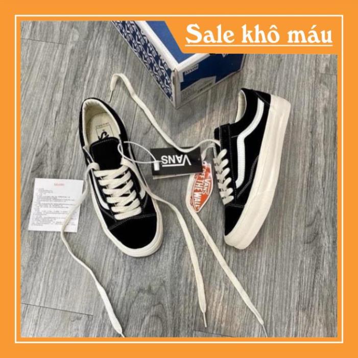 GIÀY 𝐕𝐀𝐍𝐒 VAULT OLD SKOOL MÀU ĐEN ⚡Full box bill⚡ Giày thể thao nam nữ 2021