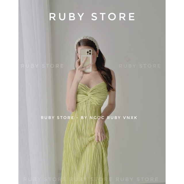 Đầm Maxi 2 Dây Xoắn Ngực ( RUBY STORE ) | BigBuy360 - bigbuy360.vn