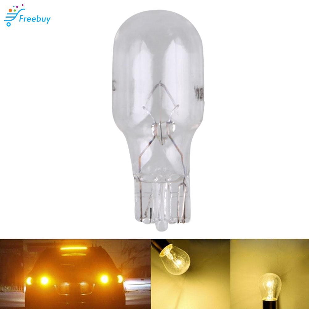 5PCS DC12V Mini Yellow Bright Lamp Bulb Car Vehicle Signal Light 912 T16 Lot
