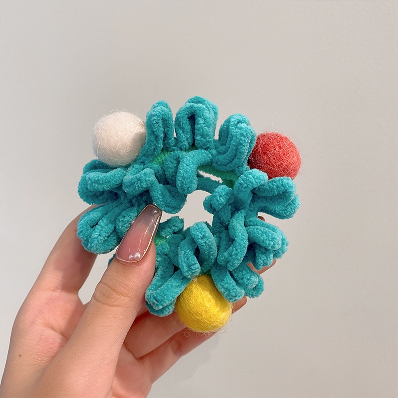 Dây buộc tóc da ngựa kiểu Nhật Bản đáng yêu 2021 cho nữ